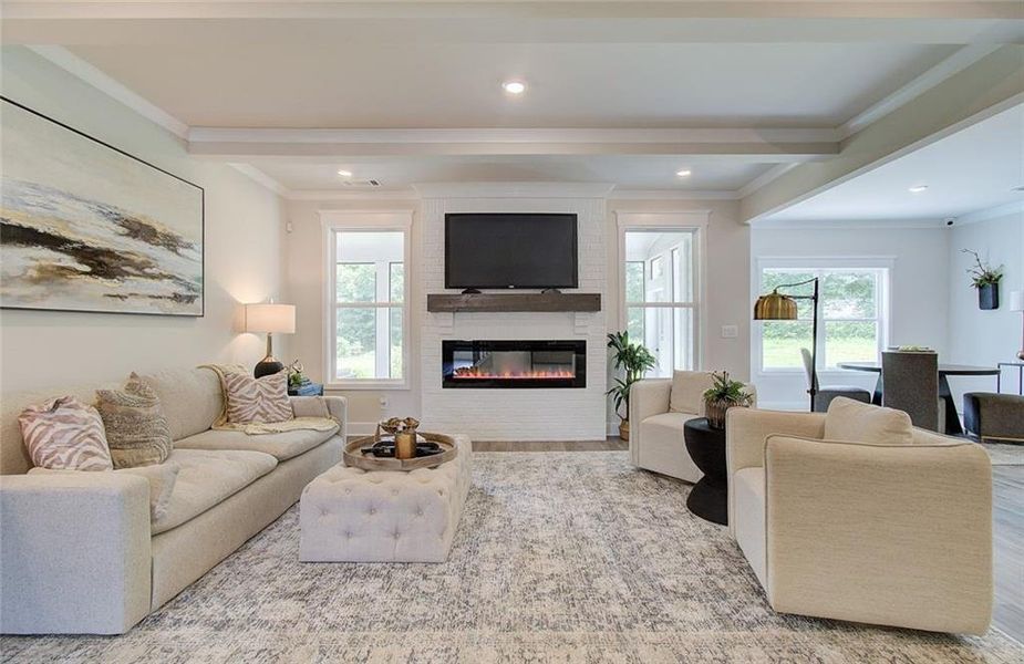 Furnished interior view inside a new home in Pinecrest Ridge, Dacula (Image 18). Furnished interior view inside a new home in Pinecrest Ridge, Dacula (Image 18).