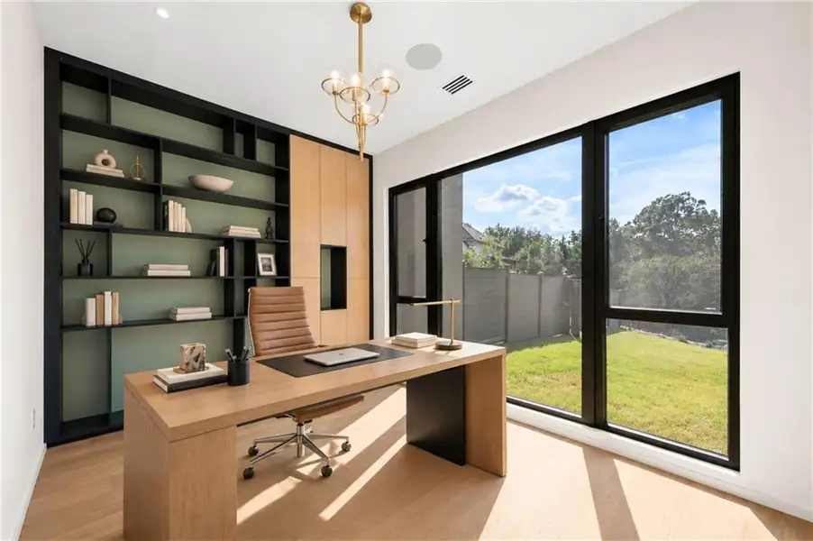 Furnished interior view inside a new home in , Marietta (Image 37).