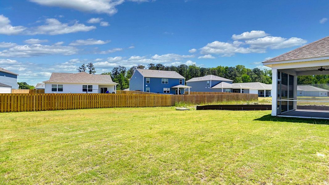 Exterior details and patio area of a home in Sease's Pond, Gilbert (Image 28).