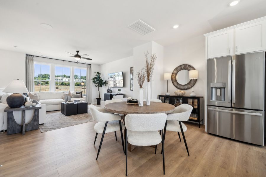 Furnished interior view inside a new home in Senata at Research Park, Charlotte (Image 12).