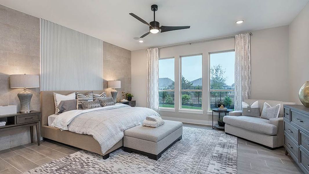 Representative furnished interior of a home built from the Calabash by Taylor Morrison in Easton Park 60s, Austin (Image 15).