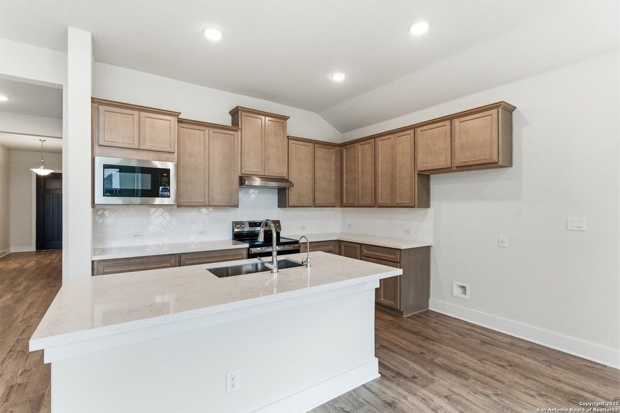 Furnished interior view inside a new home in Alsatian Oaks, Castroville (Image 7).