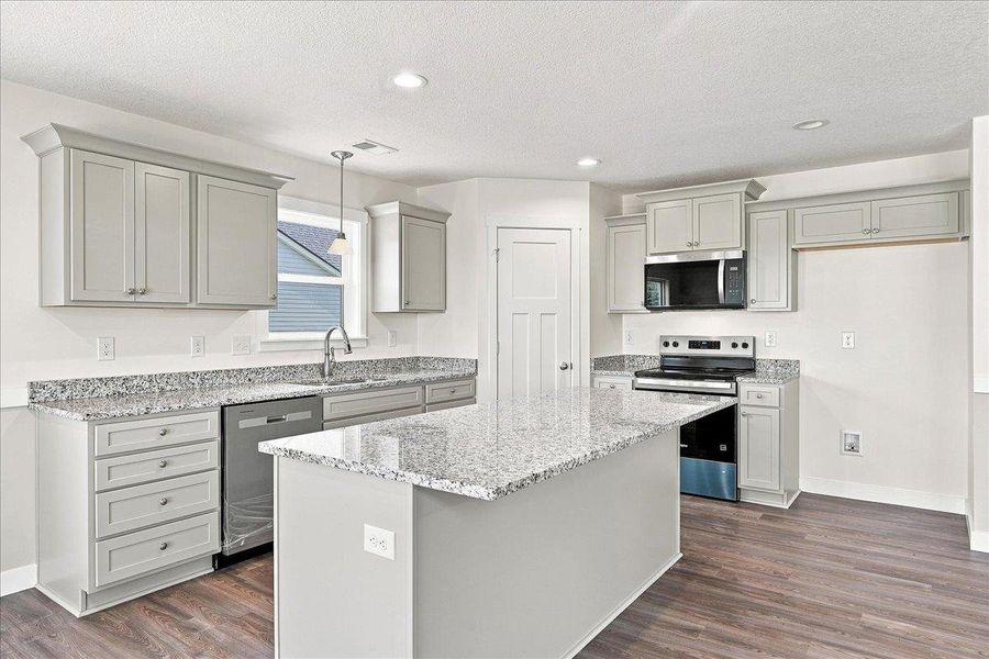 Furnished interior view inside a new home in Davis Heights, Inman (Image 7). Furnished interior view inside a new home in Davis Heights, Inman (Image 7).