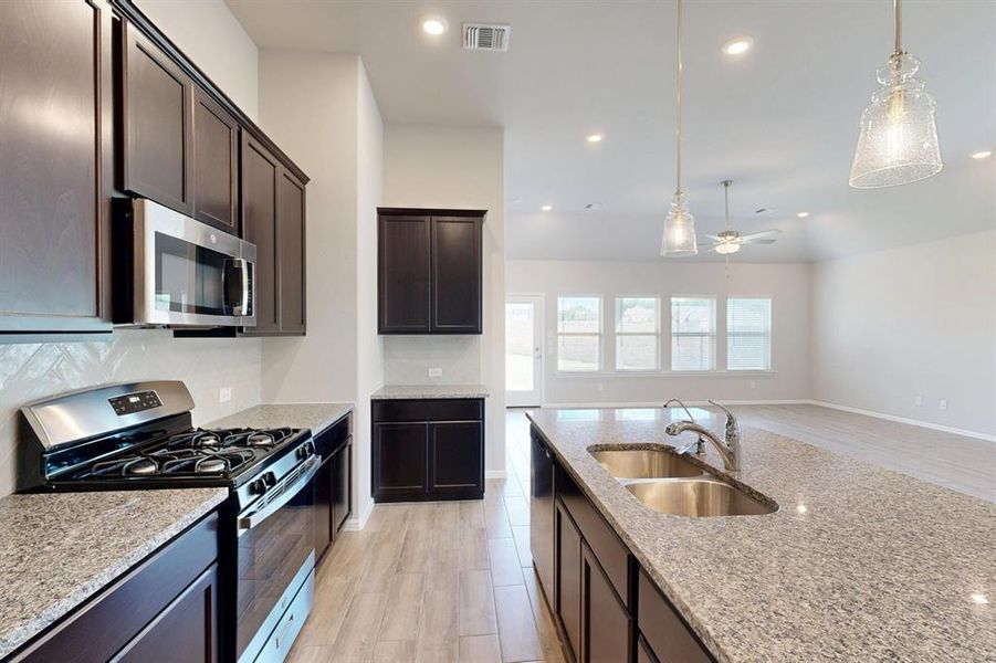 Furnished interior view inside a new home in Kings Way, Denton (Image 11). Furnished interior view inside a new home in Kings Way, Denton (Image 11).