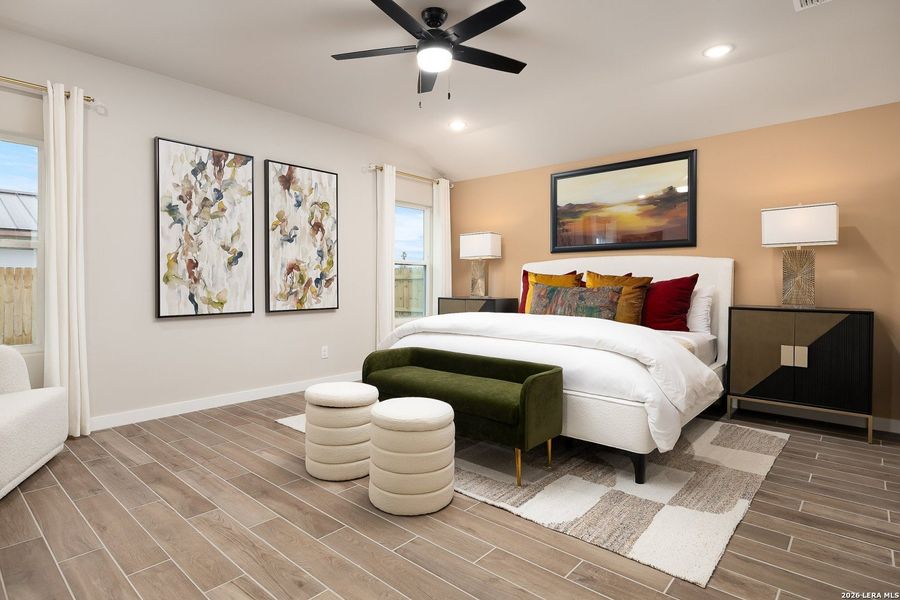 Furnished interior view inside a new home in , Mico (Image 13).