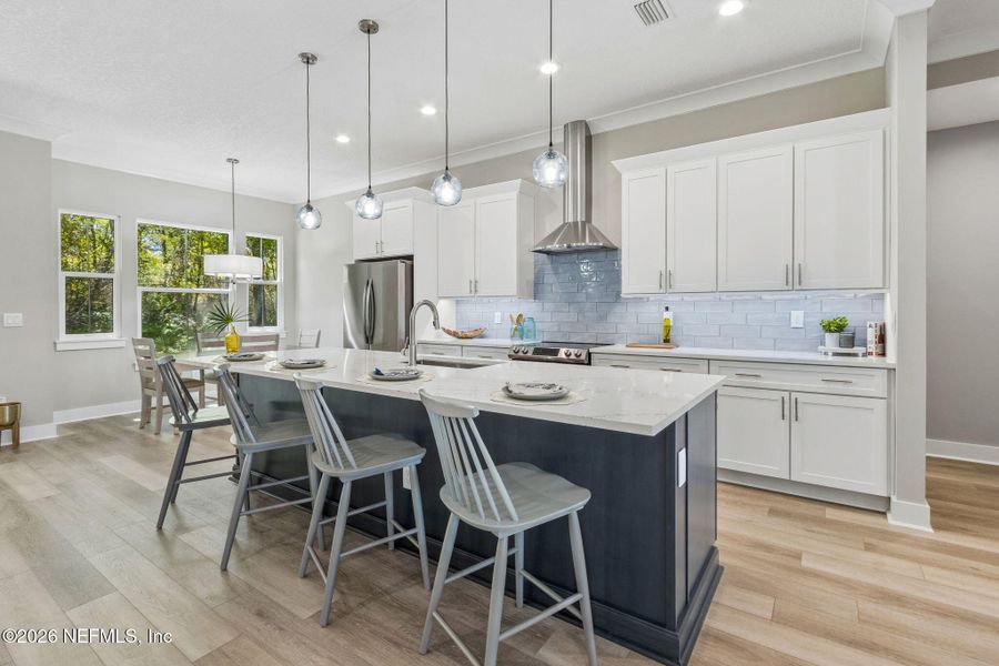 Furnished interior view inside a new home in , Yulee (Image 8).