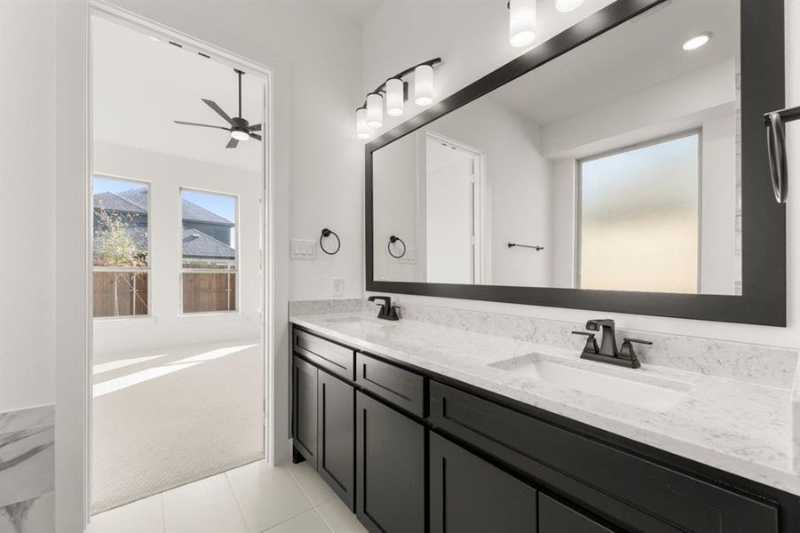 Furnished interior view inside a new home in The Villages of Hurricane Creek, Anna (Image 5).