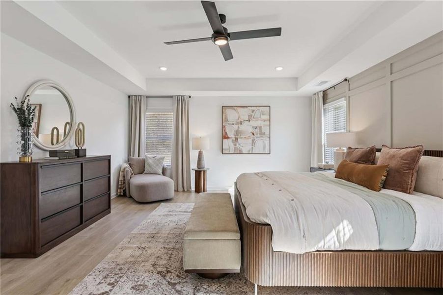Furnished interior view inside a new home in Arbors at Richland Creek, Buford (Image 42).