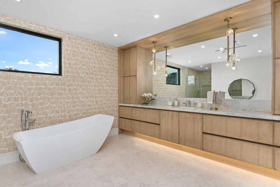 Furnished interior view inside a new home in , Boca Raton (Image 17). Furnished interior view inside a new home in , Boca Raton (Image 17).