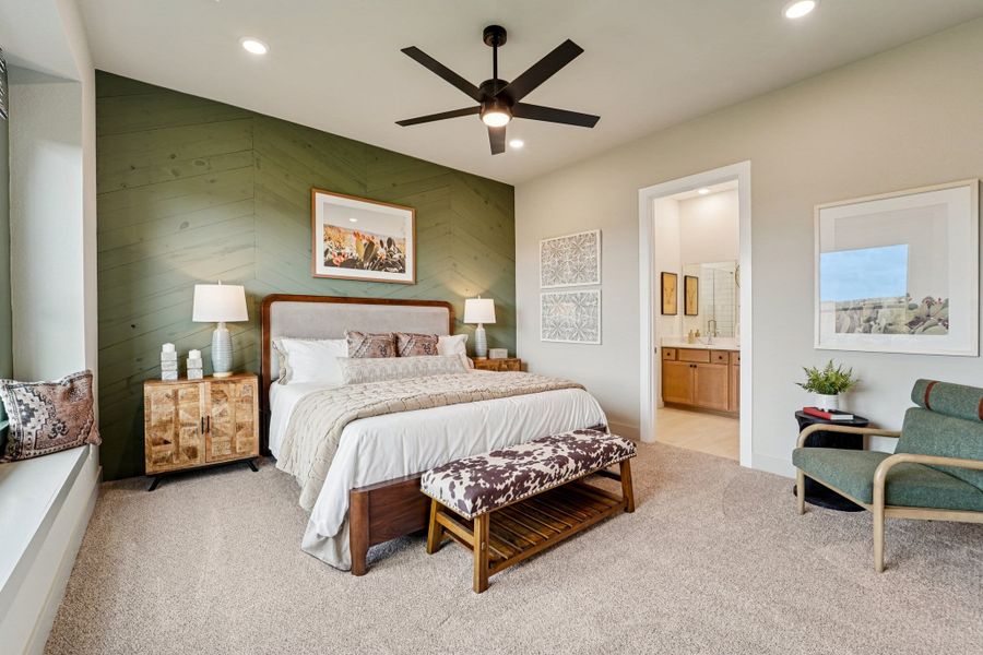 Furnished interior view inside a new home in Wildrye, Waller (Image 22).