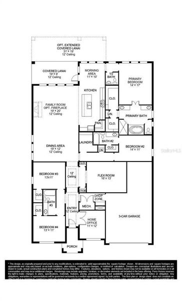 2D floor plan layout of this home in Turnleaf, Punta Gorda, FL (Image 2). 2D floor plan layout of this home in Turnleaf, Punta Gorda, FL (Image 2).