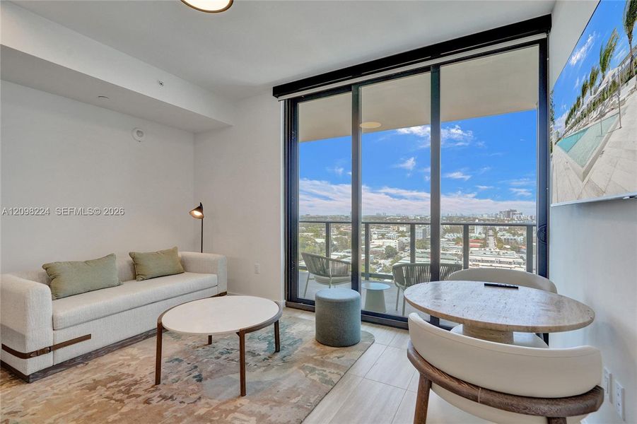 Furnished interior view inside a new home in 72 Park, North Miami Beach (Image 4). Furnished interior view inside a new home in 72 Park, North Miami Beach (Image 4).