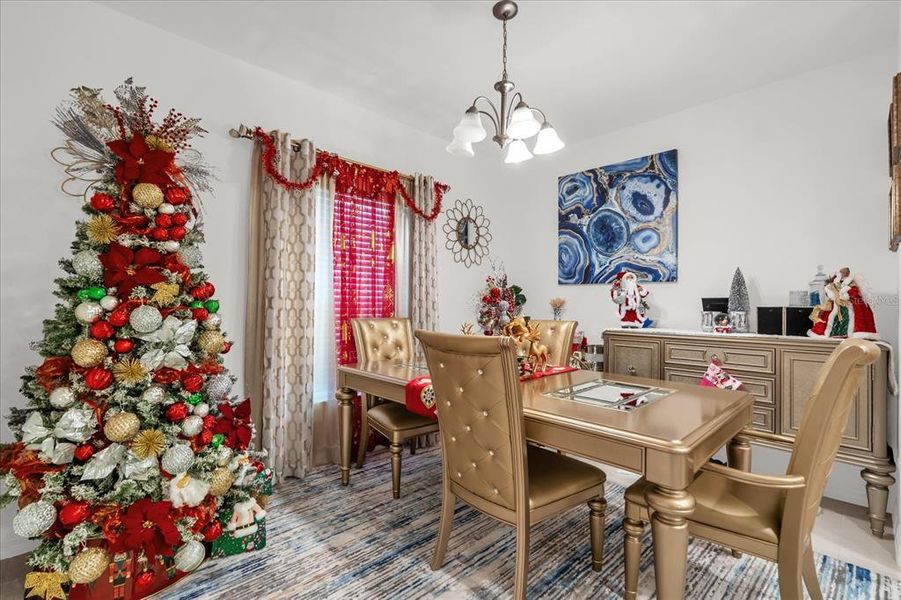 Furnished interior view inside a new home in Hammock Reserve, Haines City (Image 19).