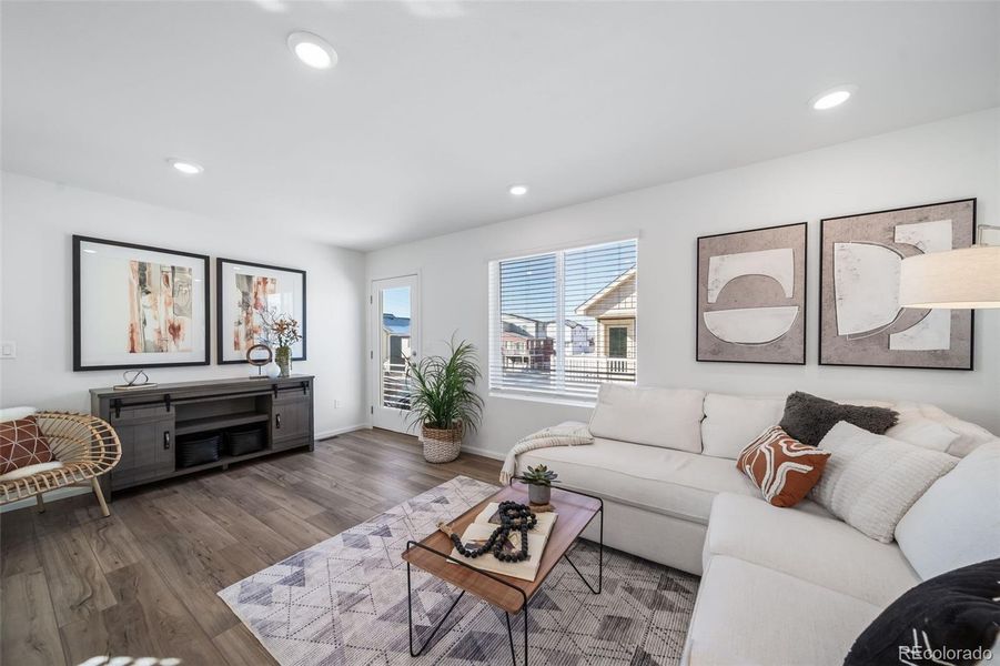 Furnished interior view inside a new home in , Commerce City (Image 8).
