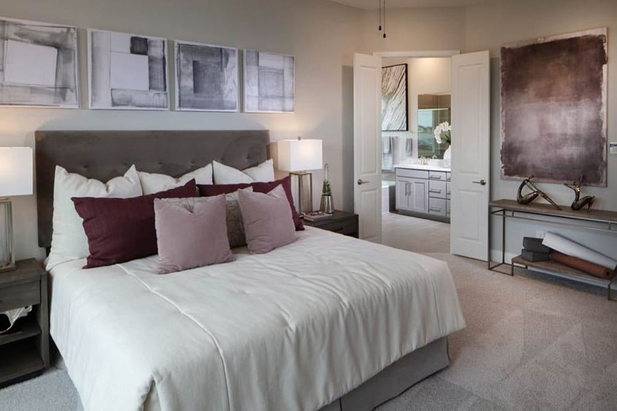 Representative furnished interior of a home built from the Merlot by Taylor Morrison in The Ridge at Northlake, Argyle (Image 9).