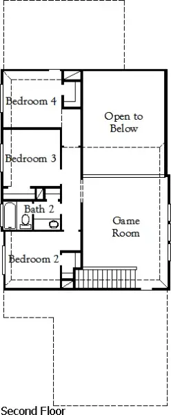 2D floor plan layout of this home in Heartland, Crandall, TX (Image 4).