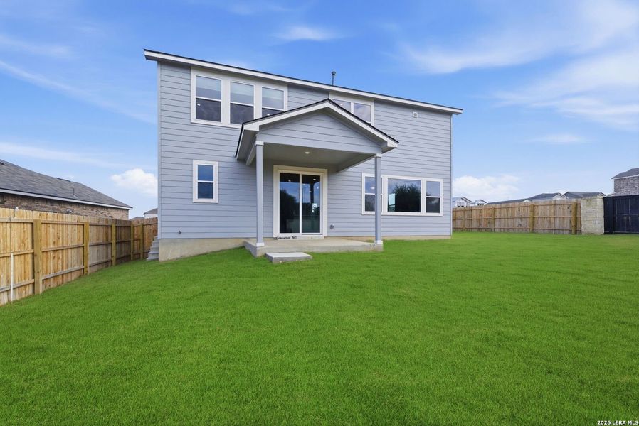 Exterior details and patio area of a home in Skybrooke, Live Oak (Image 3).