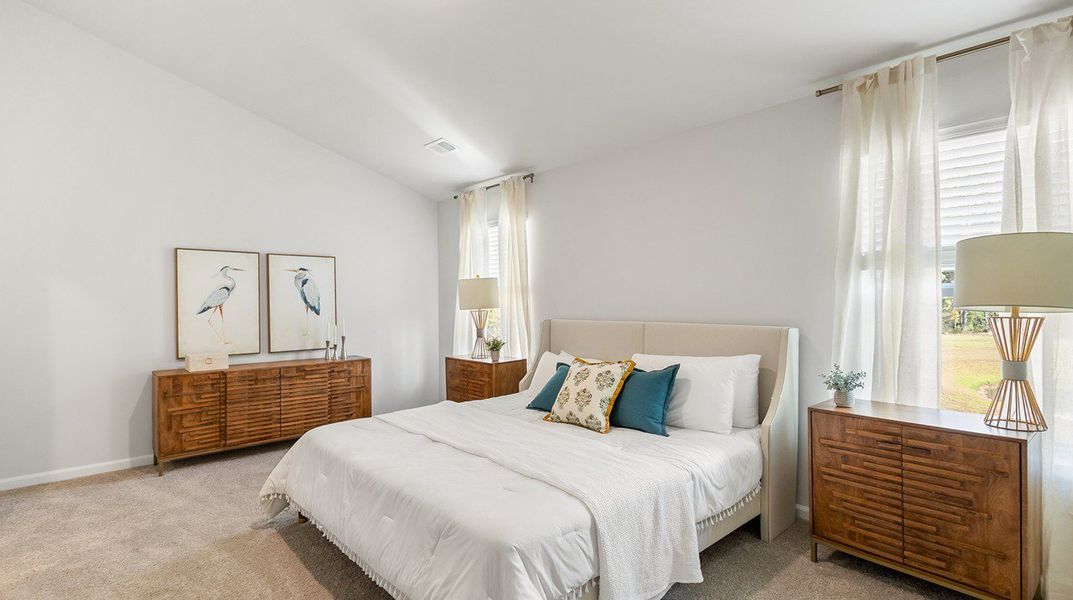 Furnished interior view inside a new home in Pine Hills Townhomes at Cane Bay, Summerville (Image 18).