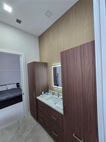Furnished interior view inside a new home in , Loxahatchee (Image 15).