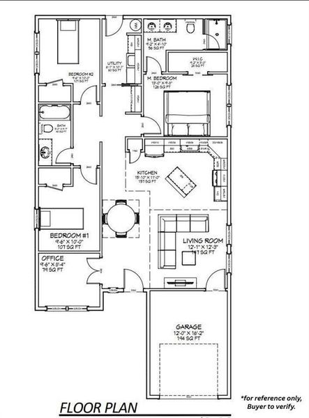 2D floor plan layout of this home in , Mabank, TX (Image 4).
