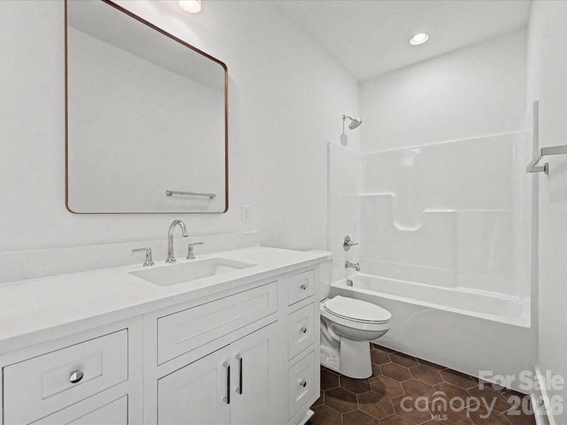 Furnished interior view inside a new home in , Clover (Image 38).