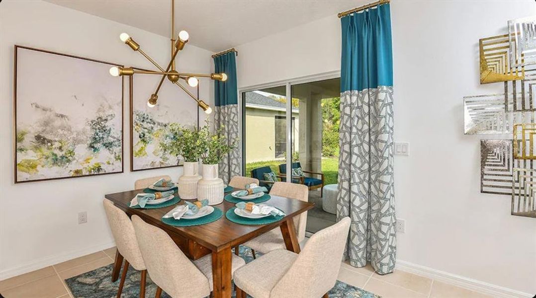 Furnished interior view inside a new home in Coasterra Community Group Page, Palmetto (Image 6).