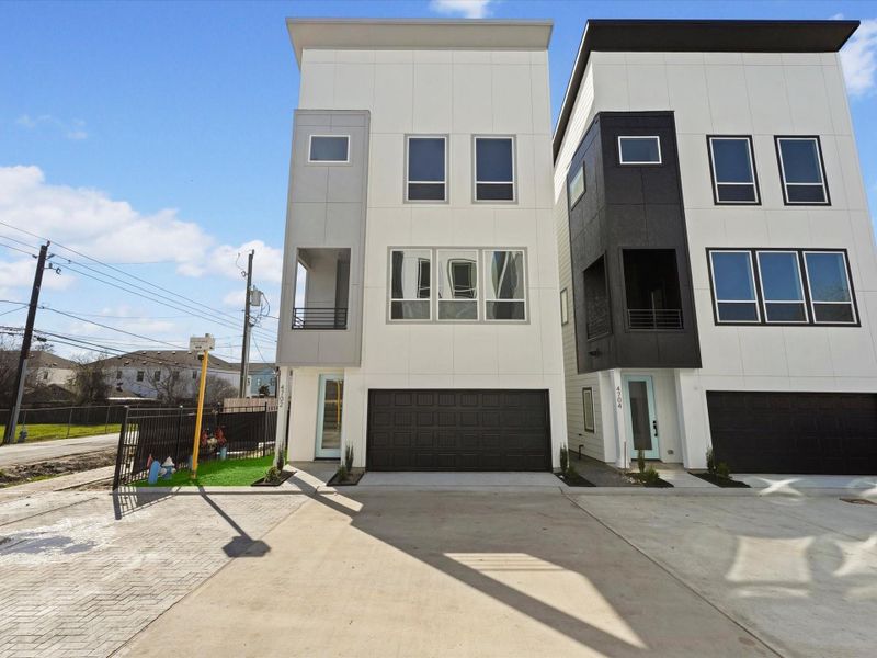 Front exterior of a new home in , Houston, TX, highlighting curb appeal (Image 2).