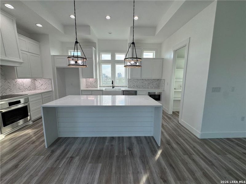 Furnished interior view inside a new home in , Port Aransas (Image 13).