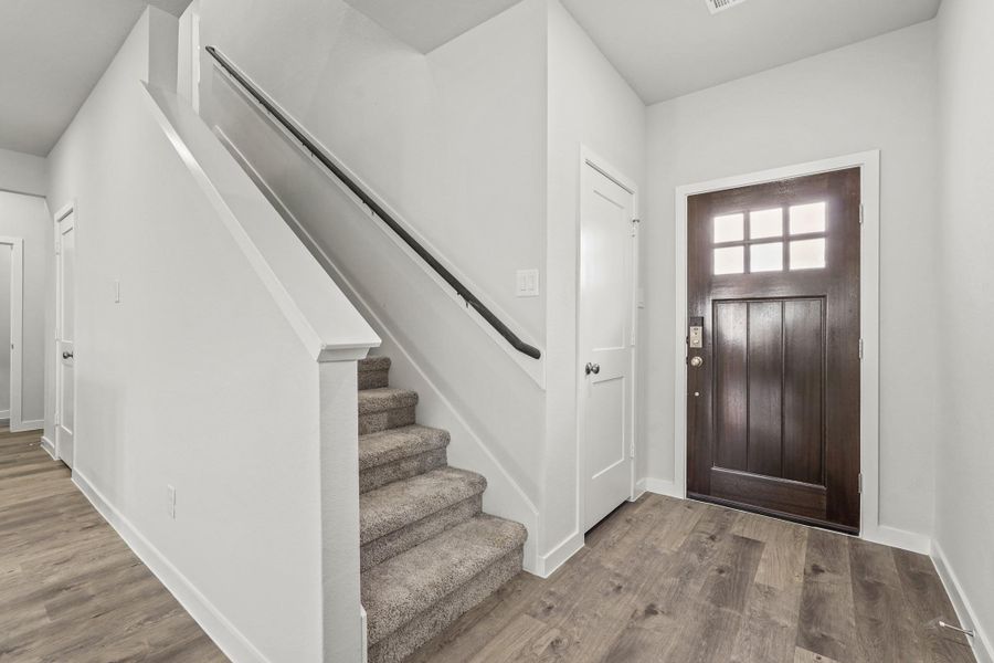 Spacious, unfurnished interior of a new home in Lonestar Collection at Paloma at Sanford Farms, Waller (Image 9). Spacious, unfurnished interior of a new home in Lonestar Collection at Paloma at Sanford Farms, Waller (Image 9).