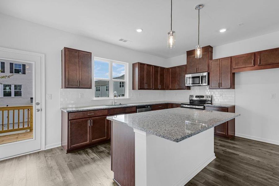 Furnished interior view inside a new home in Chandler Run, Tucker (Image 7). Furnished interior view inside a new home in Chandler Run, Tucker (Image 7).