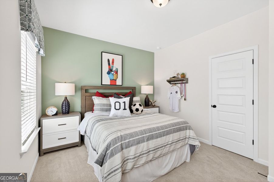 Furnished interior view inside a new home in Cobblestone Crossing Commons, Warner Robins (Image 25).