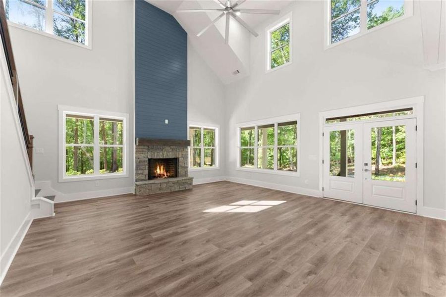 Spacious, unfurnished interior of a new home in , Clarkesville (Image 38).