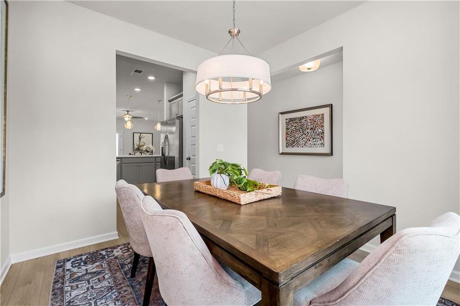 Furnished interior view inside a new home in Capstone Estates, Apison (Image 39).