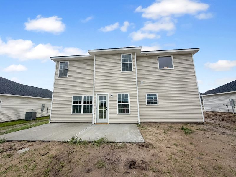 Exterior details and patio area of a home in Tranquil South, Hinesville (Image 2).