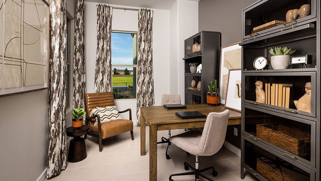 Furnished interior view inside a new home in Combs Ranch, San Tan Valley (Image 5).