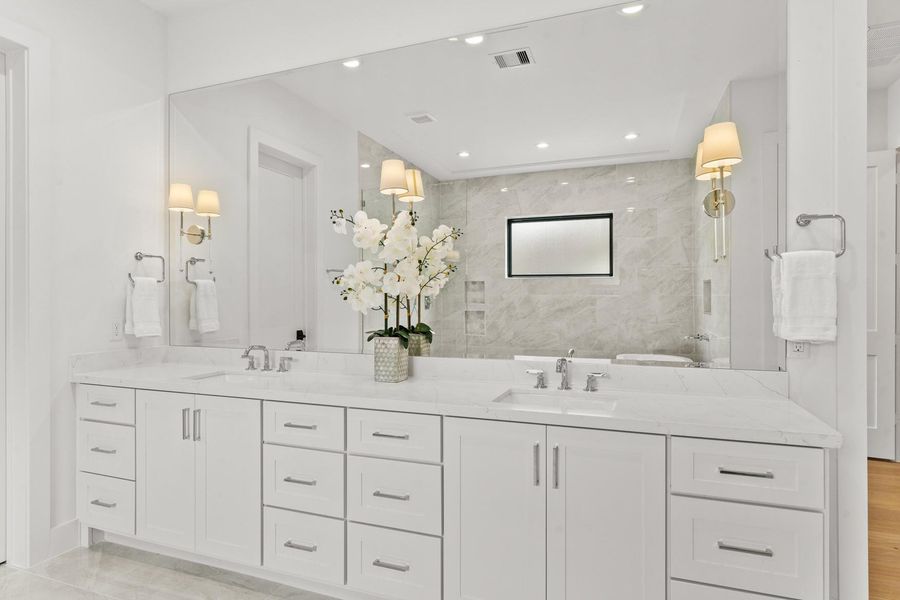 Dual vanity and plenty of storage