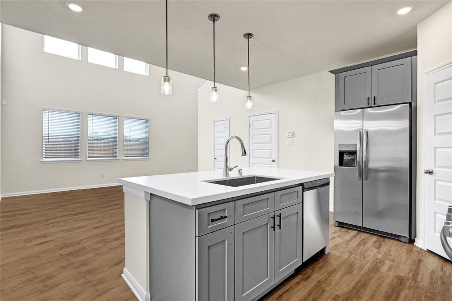 Furnished interior view inside a new home in Aldine Pines, Houston (Image 5).