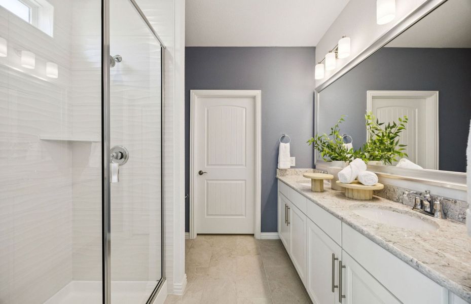 Representative furnished interior of a home built from the Compass by Del Webb in Del Webb at Trinity Falls, McKinney (Image 9). Representative furnished interior of a home built from the Compass by Del Webb in Del Webb at Trinity Falls, McKinney (Image 9).