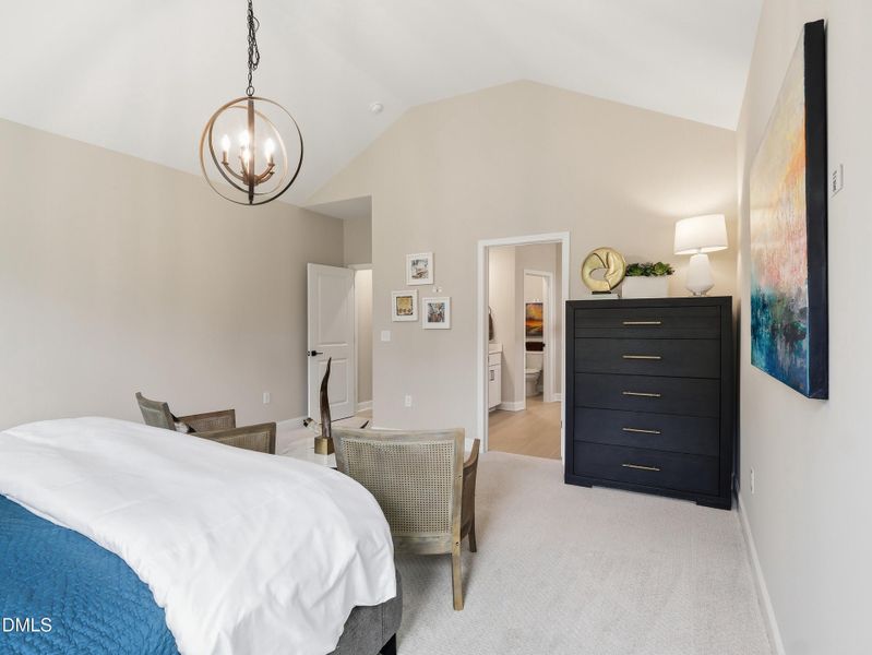 Furnished interior view inside a new home in The View, Durham (Image 21).