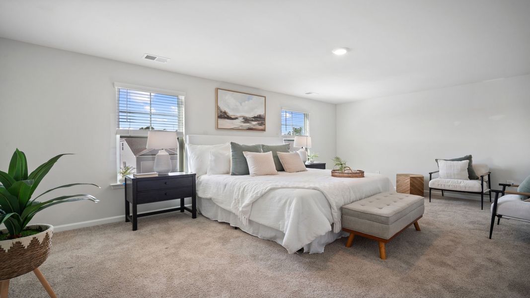 Furnished interior view inside a new home in The Retreat at East Argent, Ridgeland (Image 10).