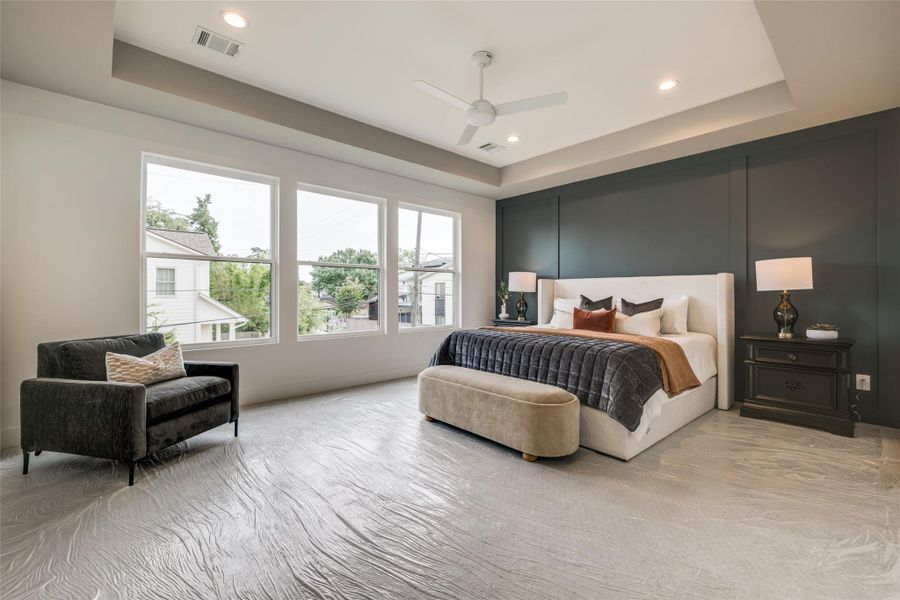 Furnished interior view inside a new home in , Houston (Image 29).