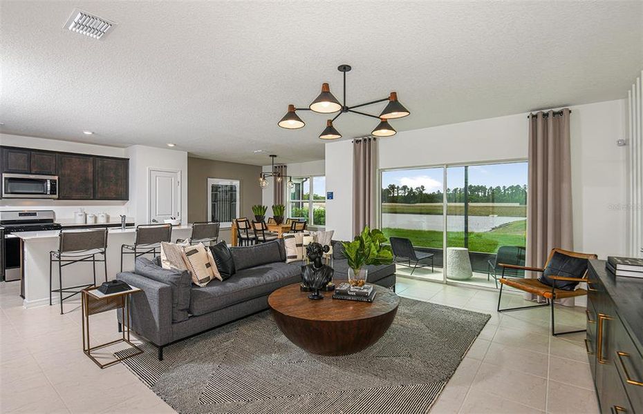 Furnished interior view inside a new home in Oakfield Trails, Parrish (Image 16).