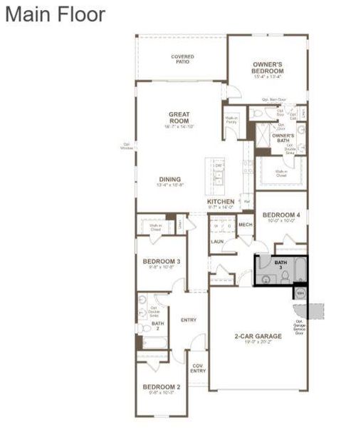 Larimar Floorplan - Representative Photo