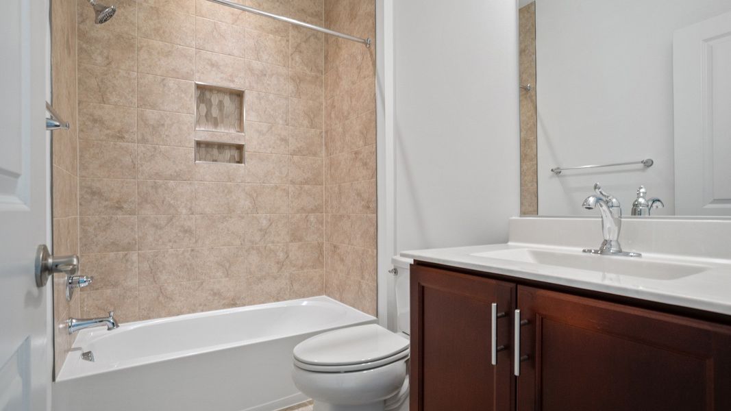 Representative furnished interior of a home built from the The Haven by DRB Elevate. in Brook Run, Fort Mill (Image 35).