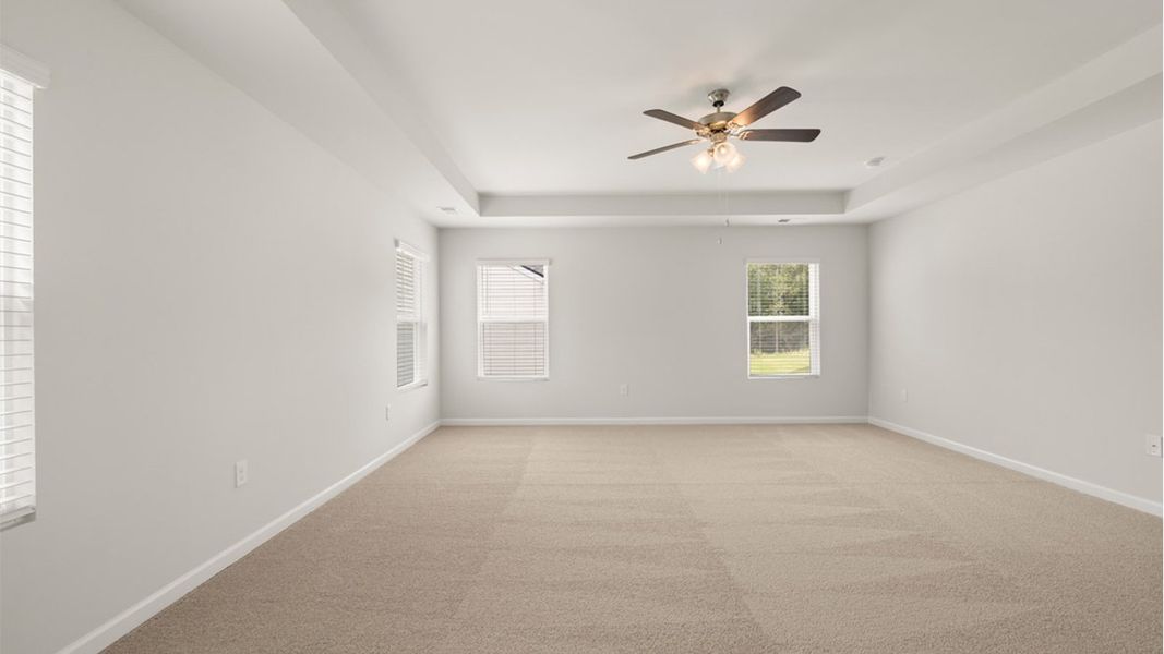 Representative unfurnished interior of a home built from the Mansfield by D.R. Horton in Highland Hills, Graniteville (Image 19).