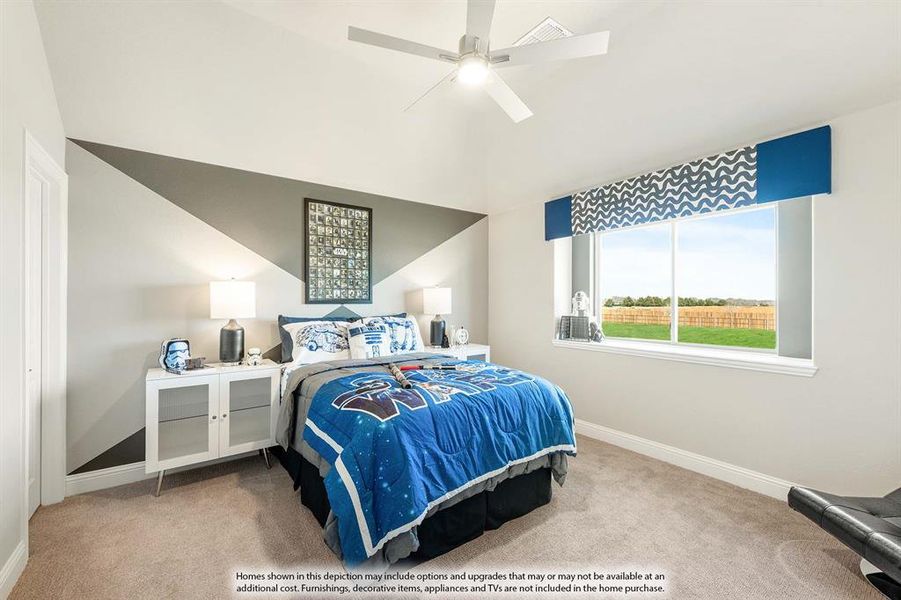 Furnished interior view inside a new home in Wildflower Ranch, Fort Worth (Image 25).