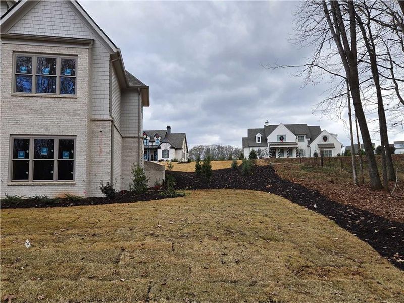 Exterior details and patio area of a home in , Flowery Branch (Image 3).