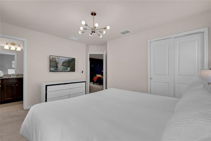 Furnished interior view inside a new home in , Davenport (Image 26).