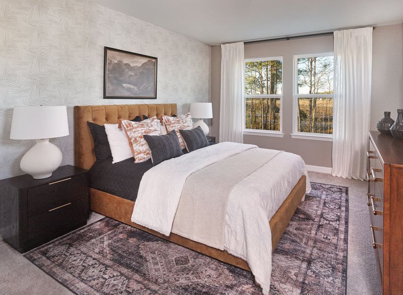 Representative furnished interior of a home built from the Palmetto by Ashton Woods in Blue Heron Retreat, Little River (Image 13).