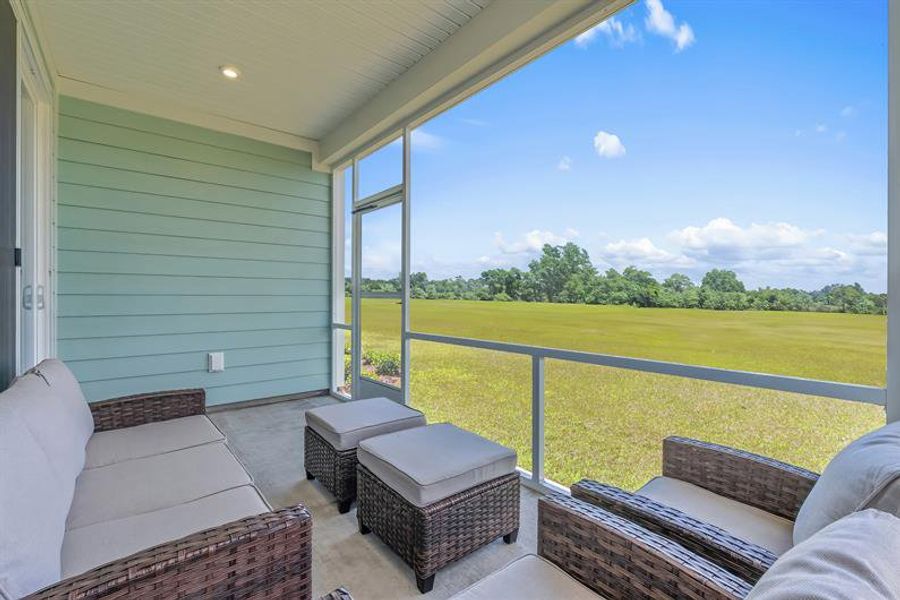 Exterior details and patio area of a home in Sea Trail, Sunset Beach (Image 3).